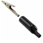 POM-2240-0, Зажим "крокодил", 5А, 60ВDC, черный, Диап.захвата: макс.7,62мм POM-2240-0, Зажим "крокодил", 5А, 60ВDC, черный, Диап.захвата: макс.7,62мм