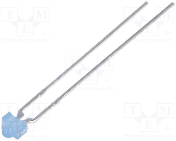 LL-204BD2A-B4-2B, LED; 1.8mm; blue; 460?780mcd; 60°; Front: convex; 2.6?3.6V
