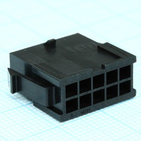 430201000, Кожух разъема M 10 местн. 3мм серия Micro-Fit 3.0 пакет