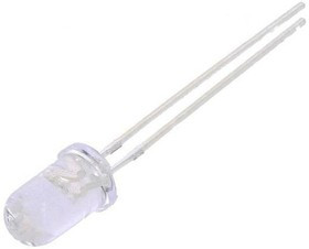 FYL-5014UBC1C, LED; 5mm; blue; 6000mcd; 15°; Front: convex; 2.8?3.6V; Pitch: 2.54mm