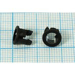 Держатель светодиода 5мм пластмассовый;№ 5617 B держатель светодиода\ 5мм\ 8x 7\\\чер пл\CB-55\