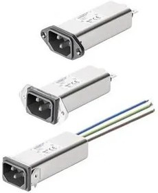 FN9255B-10-06, AC Power Entry Modules 10A IEC C14 Faston Medical