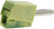 215-911, Green/Yellow Male Banana Plug, 4 mm Connector, Cage Clamp Termination, 20A, 42V, Nickel Plating