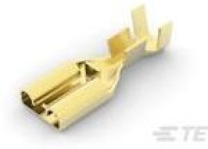 63854-1, Quick Disconnect Terminal 14-18AWG Brass RCP 19.58mm T/R
