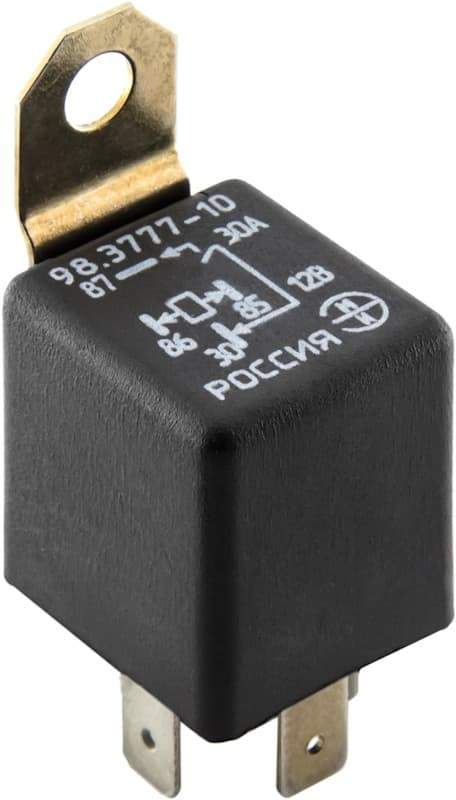 98377710, Реле (4 контактное) (аналог 90.3747-10) с кронштейном (ЭМИ)