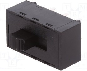 SL16-24ANC, Переключатель: движковый, Пол: 2, DPDT, 2A/250ВAC, ON-ON, THT, SL16