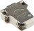 1419725, DSSC Series Die Cast Zinc Right Angle D Sub Backshell, 15 Way, Strain Relief 1419725, DSSC Series Die Cast Zinc Right Angle D Sub Backshell, 15 Way, Strain Relief