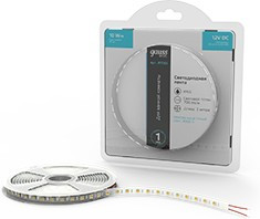 Gauss Лента Basic 12V 10W/m 700lm/m 4000K IP65 LED 3m 1/100 Gauss Лента Basic 12V 10W/m 700lm/m 4000K IP65 LED 3m 1/100