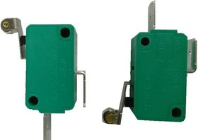 MSW-03A-20-12S, Микропереключатель ON-(OFF) с роликом 12мм (16A 125/250VAC)