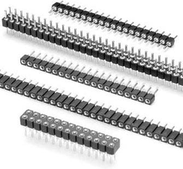 803-43-008-10-002000, Conn Socket Strip SKT 8 POS 2.54mm Solder ST Top Entry Thru-Hole