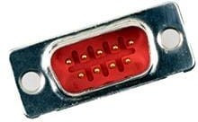 172704-0081, D-Sub Standard Connectors FCT DSUB SDR PLG PLG 25 PN SLD
