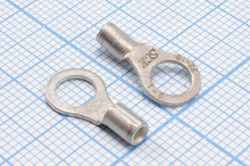 Клемма"O" d 5,3x d8, 0,5-1,5S, Cu луженая, dхв1,7; №9182 клемма"O" d 5,3\0,7\S0,5~1,5\Cu луж\\\R1-5NB\