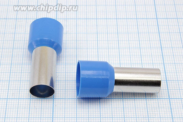 Наконечник штыревой втулочный изолированный (20мм) синий 50мм² НШвИ 50-20; №15279 клемма нак/каб 10,3x20\10,9\S50,0 \обж\глб\НШвИ50- Наконечник штыревой втулочный изолированный (20мм) синий 50мм² НШвИ 50-20; №15279 клемма нак/каб 10,3x20\10,9\S50,0 \обж\глб\НШвИ50-