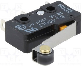 SS-10GL2, Микропереключатель SNAP ACTION; с рычагом (с роликом); SPDT