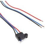 D2HW-C261M, Микропереключатель SNAP ACTION, с рычагом, SPDT, 0,1A/125ВAC