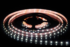 Светодиодная лента 5м, 12В, 4,8Вт/м, 60д/м, ip20, 480Лм/м, холодный белый, 8мм, ML-R60-2835-CW-LP-S