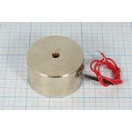 Электромагнит 12В, ток 0,45А, размер 50x 28, выводы 2L, BR-P50/27