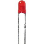 L-7104HD (L-934HD), Светодиод красный 60° d=3мм 3мКд 660нМ