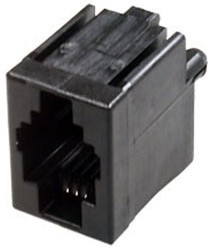 5558872-1, RJ22 TJ5-4P4C розетка на плату вертикальная