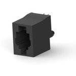 5558872-1, RJ22 TJ5-4P4C розетка на плату вертикальная