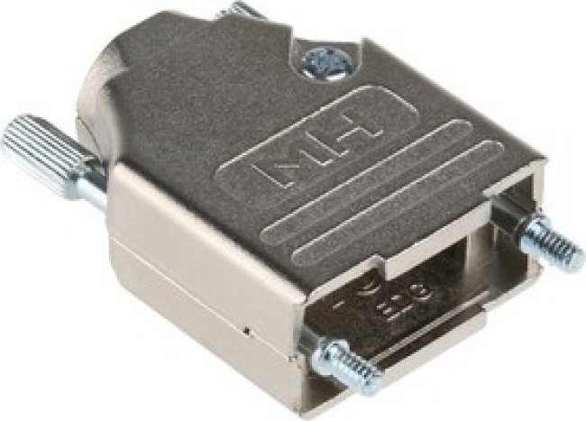 MHDTZK9-RA-K, MHDTZK-RA Series Zinc D Sub Backshell, 9 Way, Strain Relief MHDTZK9-RA-K, MHDTZK-RA Series Zinc D Sub Backshell, 9 Way, Strain Relief
