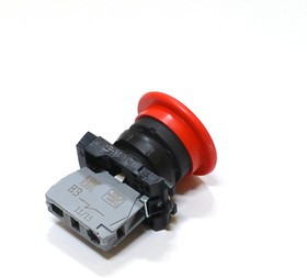 КМЕ5101м (кр.), Выключатель кнопочный красный без фиксации "грибок" ON-(OFF) 10A/660VAC