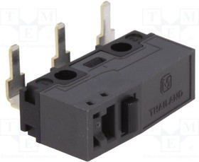 AVM36053AT, Микропереключатель SNAP ACTION, без рычага, SPDT, 5A/250ВAC