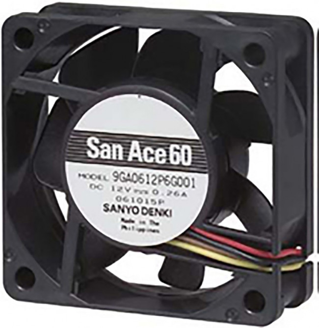 9GA0624H6001, DC Fans DC Axial Fan, 60x60x20mm, 24VDC, High Performance, Low Power, Tachometer