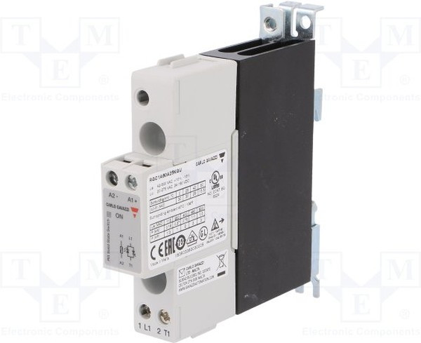 RGC1A60A25KGU, Реле: полупроводниковое, Uупр: 20-275ВAC, 25А, 42-600ВAC, -40-80°C RGC1A60A25KGU, Реле: полупроводниковое, Uупр: 20-275ВAC, 25А, 42-600ВAC, -40-80°C