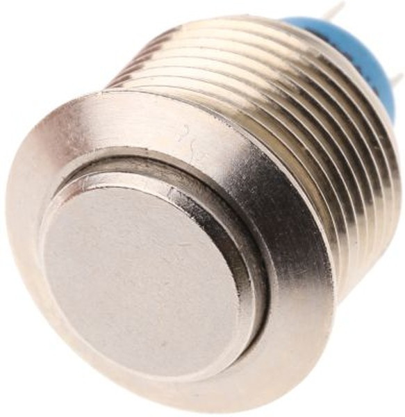 9633AX1146, Push Button Switch, Momentary, Panel Mount, 19.2mm Cutout, SPST, 30V dc, IP54
