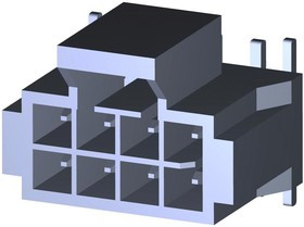 105429-1106, PCB Receptacle, Female, 6.5A, 250V, Contacts - 6