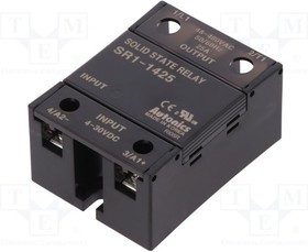 SR1-1425, Реле: полупроводниковое, Uупр: 4-30ВDC, 25А, 48-480ВAC, винтами