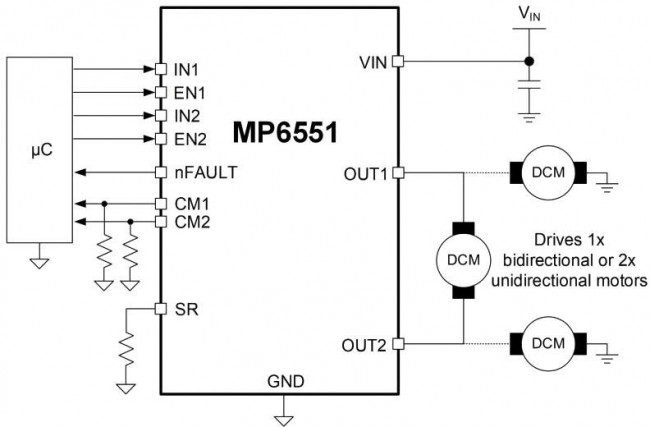 MP6551GQB-P, MOTOR DRIVER, -40 TO 125DEG C