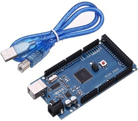 Mega 2560 R3 (CH340G) with USB cable, Программируемый контроллер на базе ATmega2560, клон Arduino Me