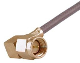 16"SMA-50-2-106/111"NH, Разъем РЧ / Коаксиальный, SMA Коаксиальный, Прямоугольный Штекер, Пайка, 50 Ом