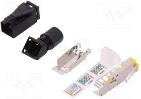 09451511561, Вилка; RJ45; PIN: 8; Кат: 6; экранированный; Конф: 8p8c; 27A