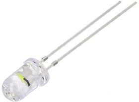 OSW5DR5A31A-1.0HZ, LED; 5mm; white cold; blinking; 7000?8400mcd; 30°; 3?5V; 20mA; 1Hz