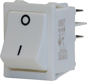 SX82111822110000, SPST, On-None-Off Rocker Switch Panel Mount