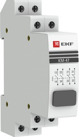 Кнопка EKF, модульная, КМ-47, PROxima, SQ mdb-47-grey-pro