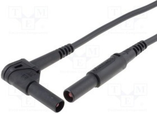MSWFK50251-SW, Измерительный провод, 32А, Uном: 1кВ, Дл: 1м, черный, изоляция: ПВХ
