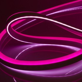 10-210 Светодиодный НЕОН (2 стор.),220В, 6Вт/м,SMD2835,108д/м, IP65,150Лм/м,кат.50м,8*16 мм,розовый