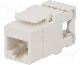 LOG-NK4006A, Гнездо, RJ45, PIN: 8, Кат: 5e, Keystone, не экранированный, IDC