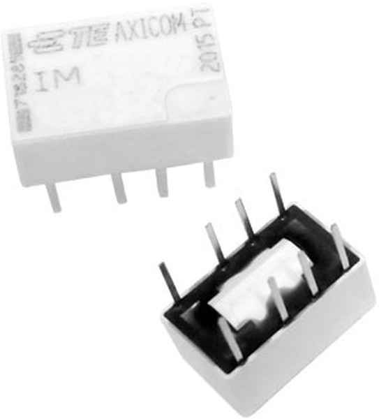 2-1462037-7 (IM06TS), Реле 2 переключ. 12VDC, 2A/250VAC DPDT
