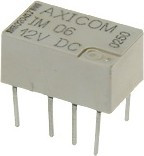 2-1462037-7 (IM06TS), Реле 2 переключ. 12VDC, 2A/250VAC DPDT