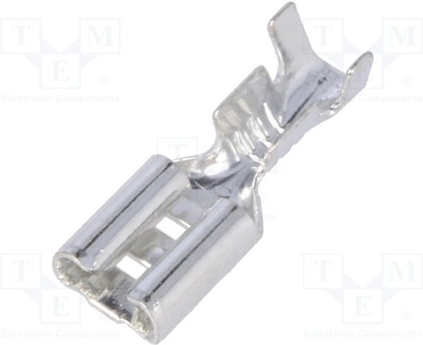 ST-004/2, Наконечник: плоский, 4,8мм, 0,8мм, "мама", 0,5-1мм