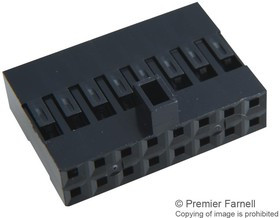 65846-011LF, Conn Housing RCP 16 POS 2.54mm Crimp ST Cable Mount Black Bag 65846-011LF, Conn Housing RCP 16 POS 2.54mm Crimp ST Cable Mount Black Bag