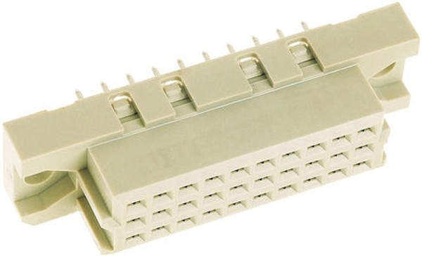 09252306824, DIN 41612 Connectors 30P Fmle 3C Solder