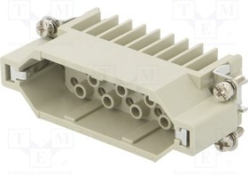 DD-025-MC, Разъем HDC -40-125°C Корп размер D UL94V-0 "папа"