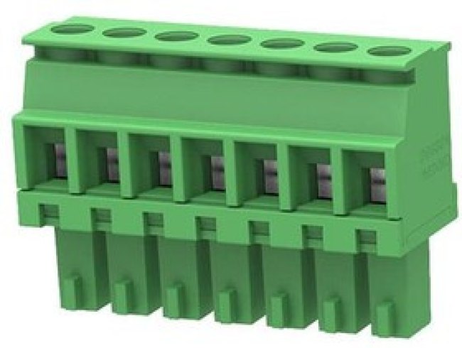15EDGKA-3.81- 07P-14-100A(H), Разъемный клеммный блок. Серия 15EDGKА-3.81, 7 контактов