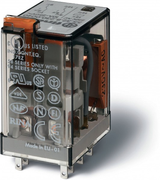 55.32.9.024.0040, Реле 2 переключ. 24VDC, 10A/230VAC DPDT 55.32.9.024.0040, Реле 2 переключ. 24VDC, 10A/230VAC DPDT